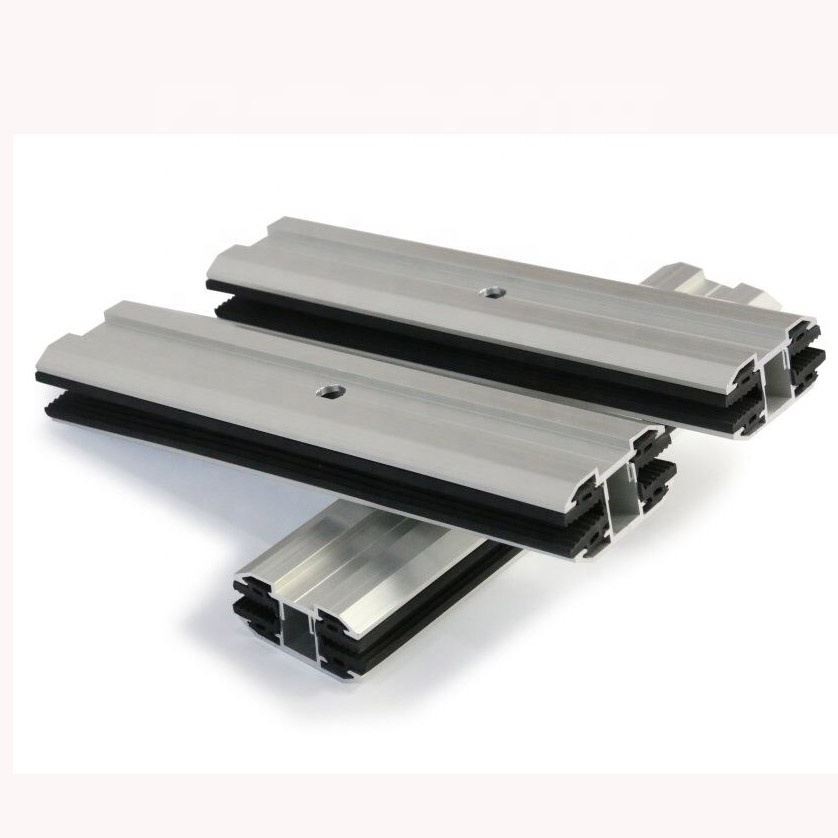 Frameless Thin Film Solar Panel Mid Clamp End Clamp
