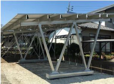 Aluminiowy system mocowania wiaty słonecznej