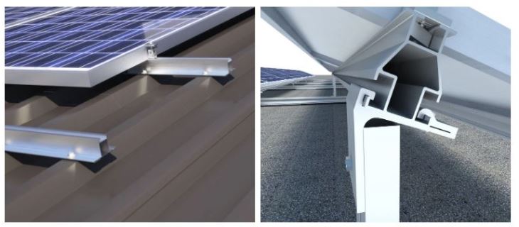 Solar Aluminum Ballasted Mounting System
