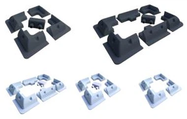 Tworzywo sztuczne ABS Solar Wsporniki montażowe